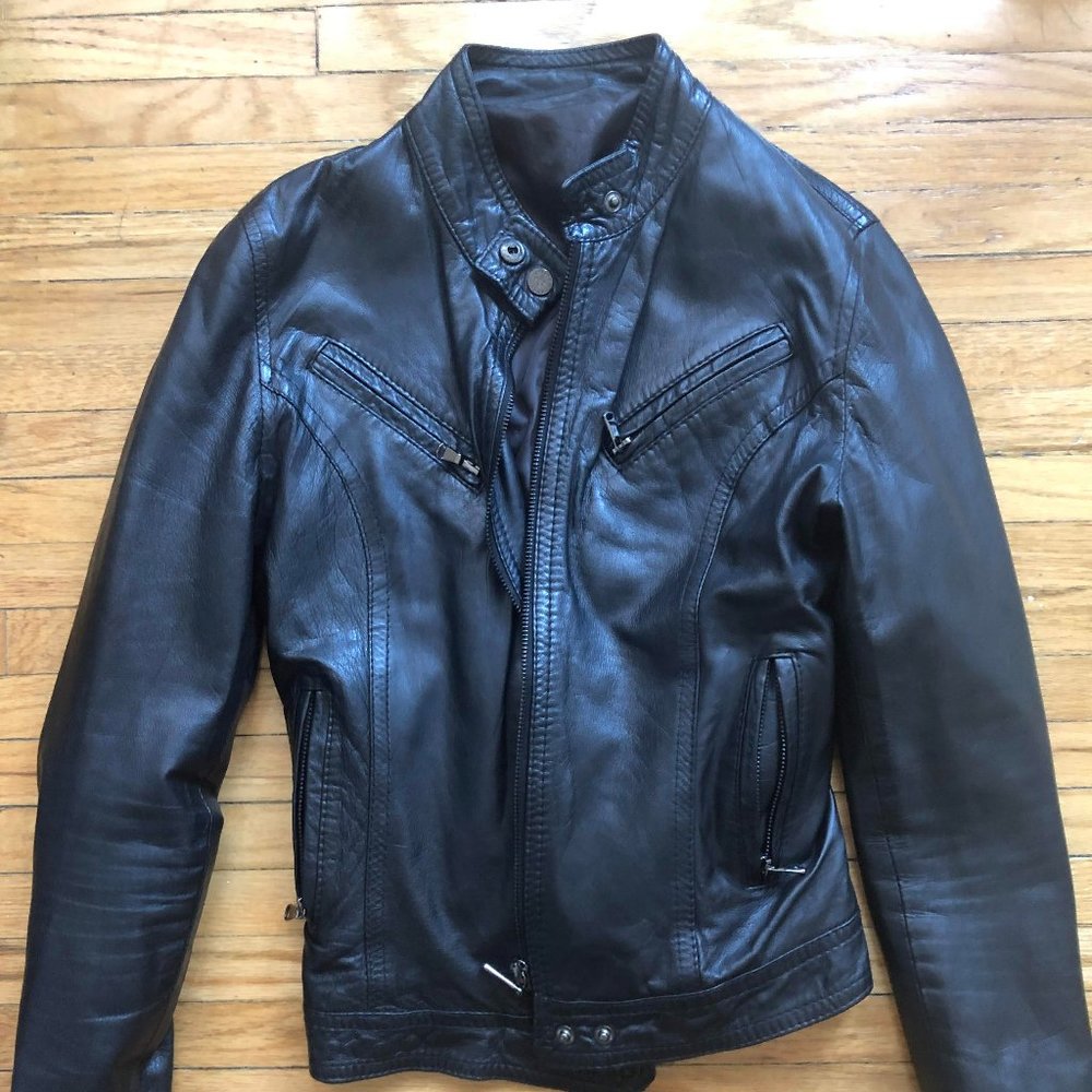 Women's leather jacket
